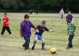 Football with Millwall June 2013